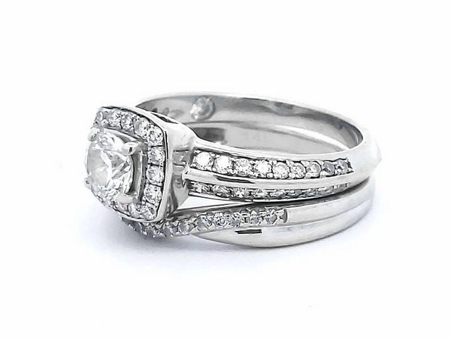 Engagement Ring & Band