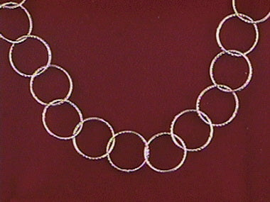 Silver Circles Necklace