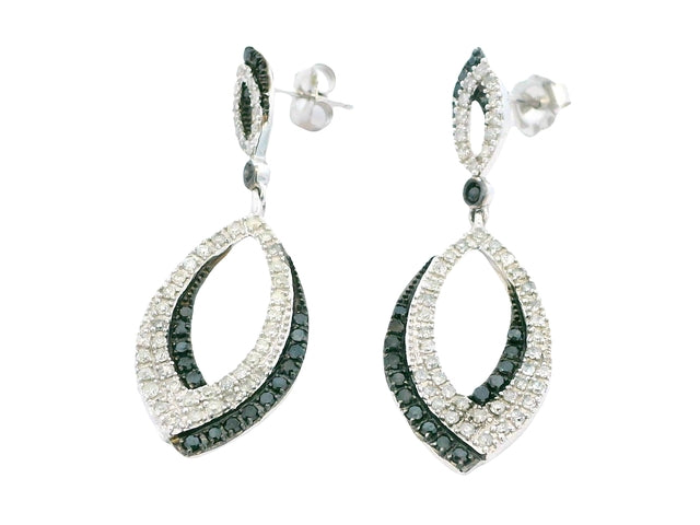 Black & White Diamond Earrings