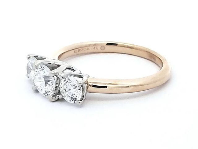 Blossom Cut Trinity Ring