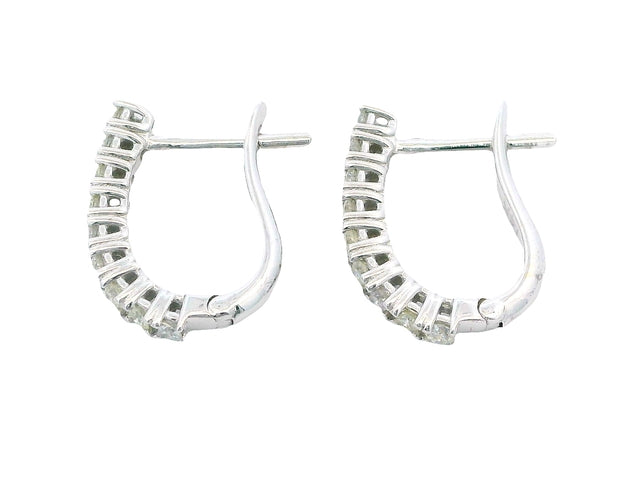 Diamond Spanish Back Earrings