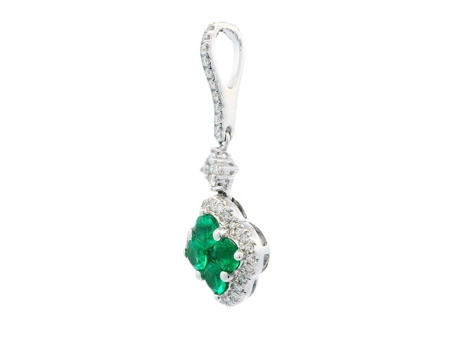 Emerald & Diamond Pendant