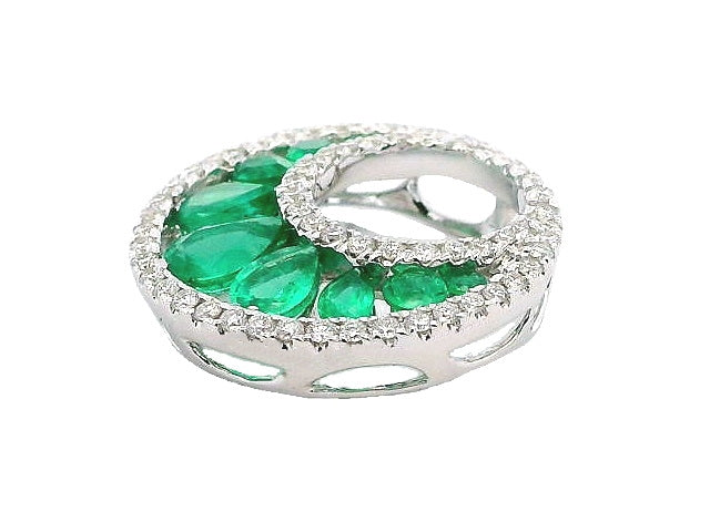 Emerald & Diamond Pendant