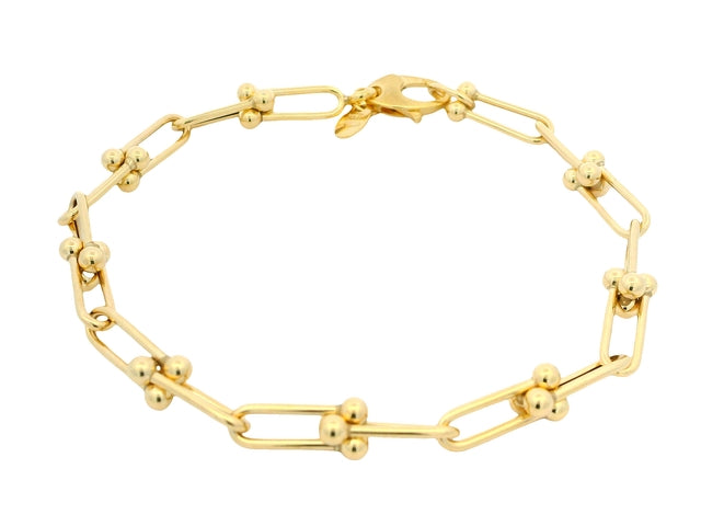 10KT Fancy Link Bracelet