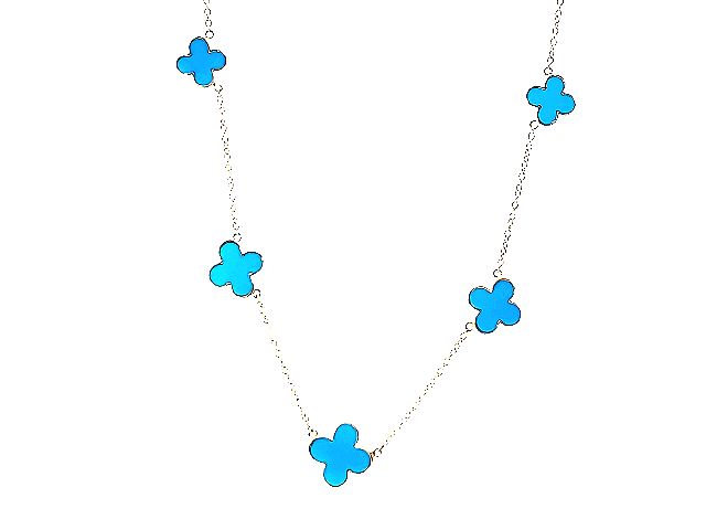 14KT Lucky Clover Necklace