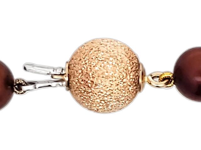 7.5-8 mm Chocolate Freshwater Pearl Strand