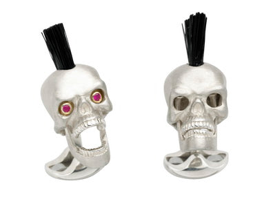 Silver Skull Cufflinks