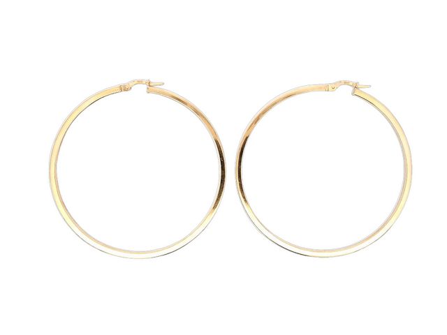 10KT Yellow Gold Hoop Earrings