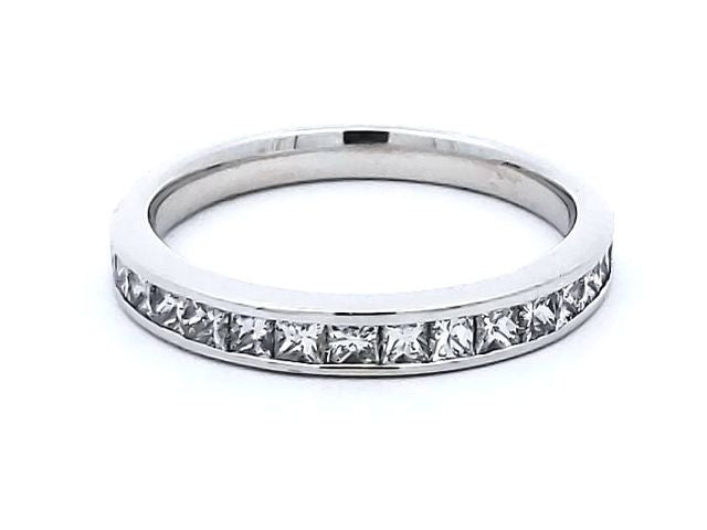 Princess Cut Diamond Band