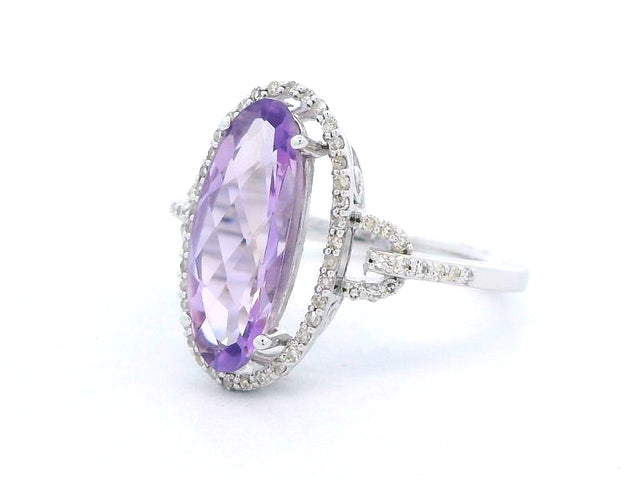 Oval Amethyst Ring
