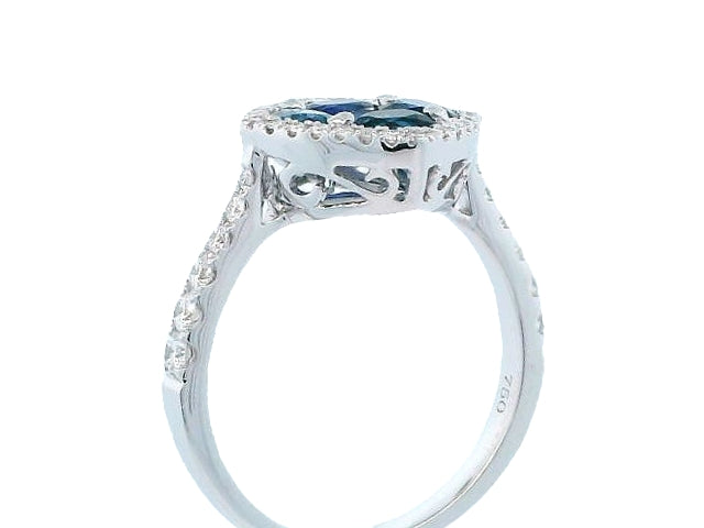 Sapphire & Diamond Ring
