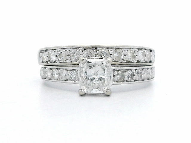 Engagement Ring and Matching Band