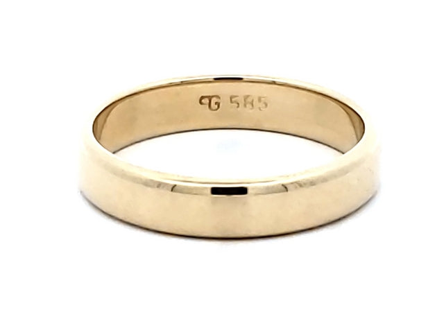 14KT Domed Band