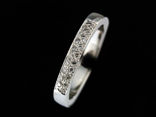 14kw .12ctw Pave Set Band