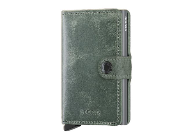 Secrid Wallet in Vintage Sage Green Leather