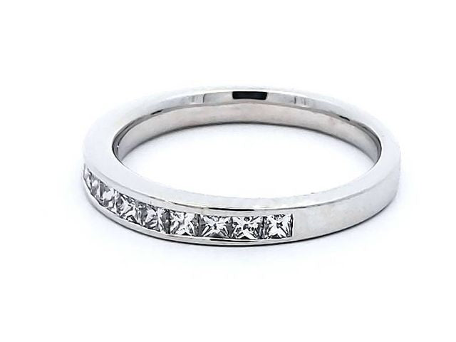 Princess Cut Diamond Band