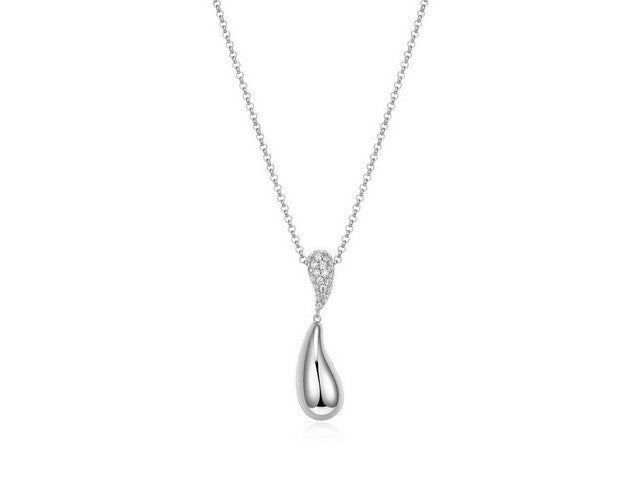 ELLE Silver Raindrop Necklace