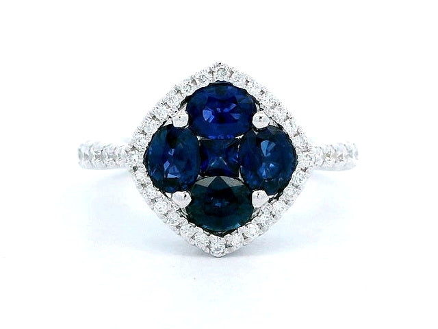 Sapphire & Diamond Ring