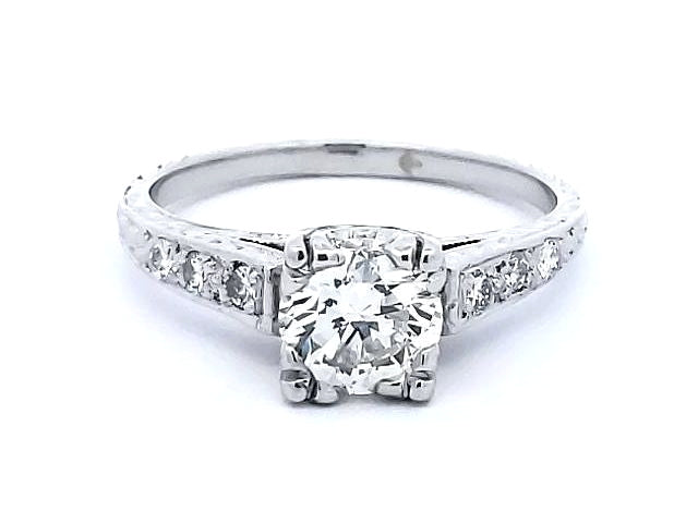 1.06 ctw Platinum Engagement Ring