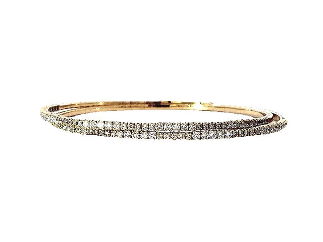 18KT Diamond Wrap Bangle