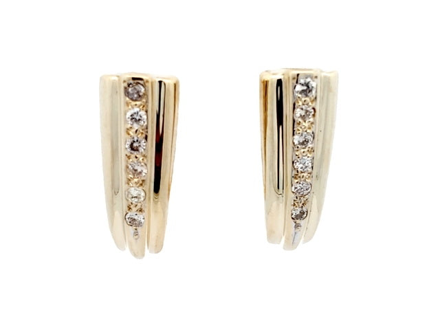 10KT Diamond Earrings