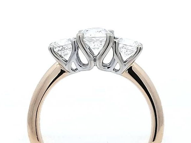 Blossom Cut Trinity Ring