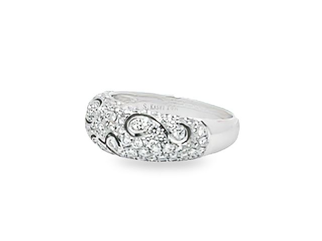 14KT Pavee Diamond Band