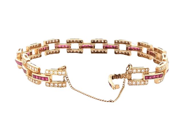Ruby and Diamond Bracelet