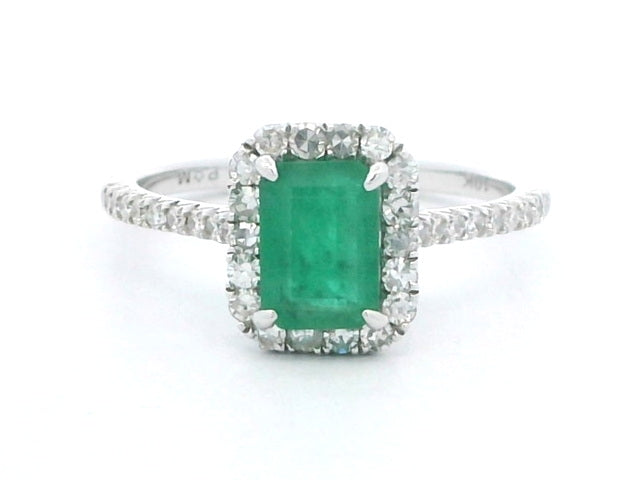 Emerald & Diamond Ring