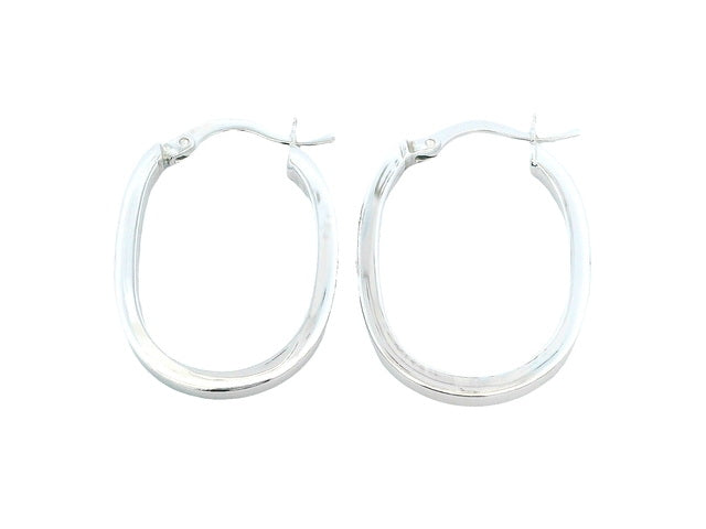 Oval Hoop Earrings