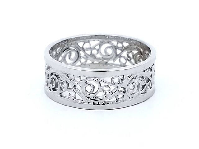 14KT Filigree Band