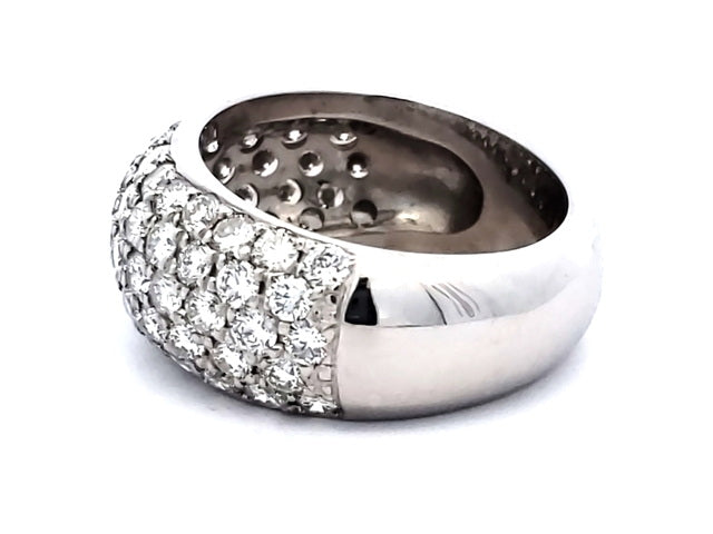 2.23 ctw Domed Diamond Band