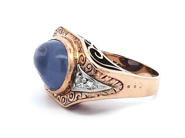 Cabochon Sapphire Ring