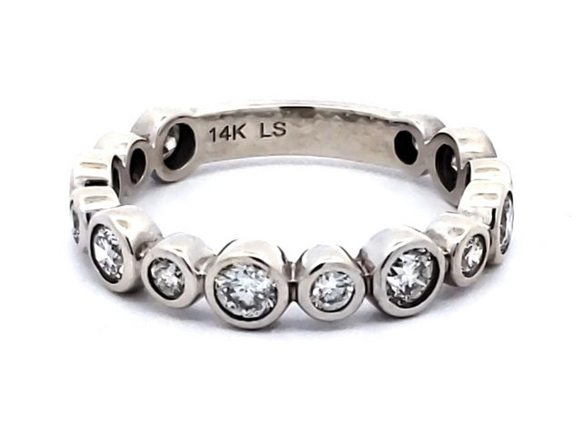 Bezel Set Diamond Band