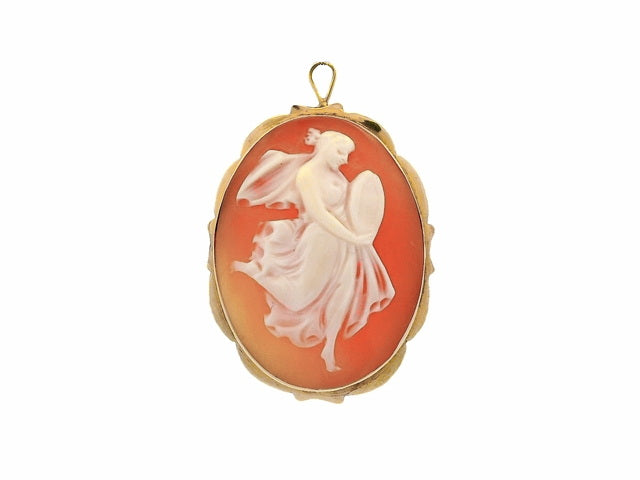 18KT Cameo Brooch