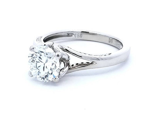 1.50 Lab Grown Engagement Ring