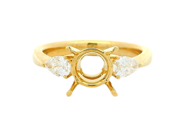 18KT Semi Mount Ring