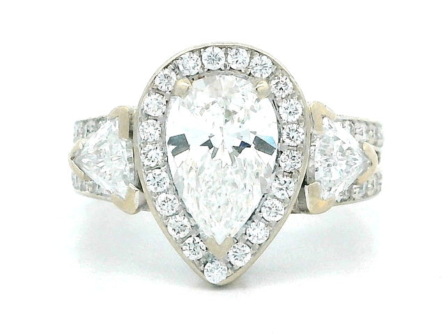 1.49 ct Pear Engagement Ring
