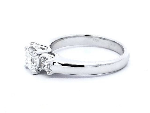1.00 ctw Princess Trinity Ring