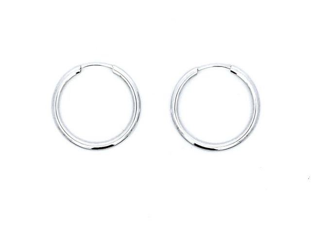 10KT Medium Sleeper Hoops