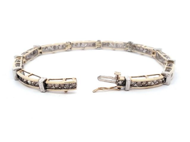 10KY 3.30ctw Diamond Bracelet