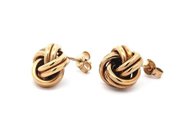 10KT Lovers Knot Earrings