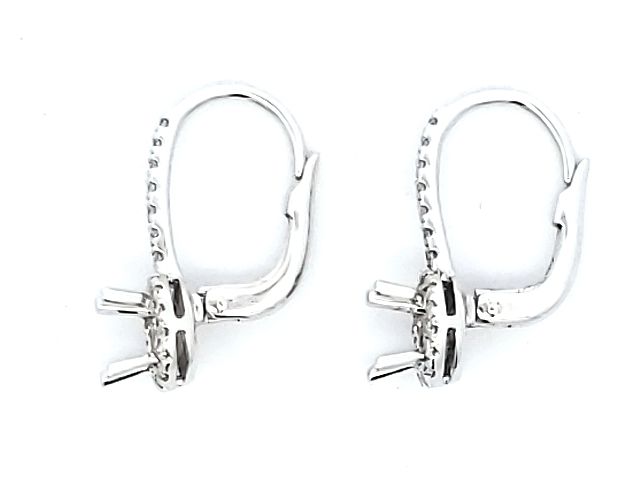 18KT Lever Back Mounts