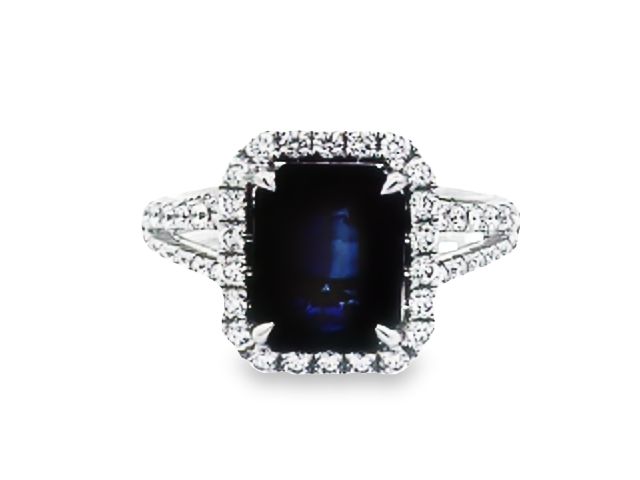3.39 ct Blue Sapphire Ring