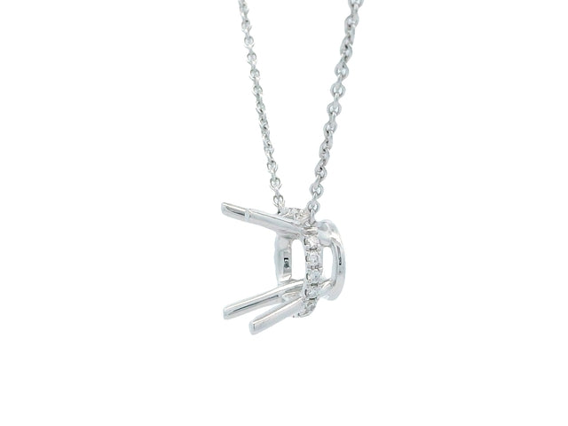 3.00 ct Pendant Mount Necklace