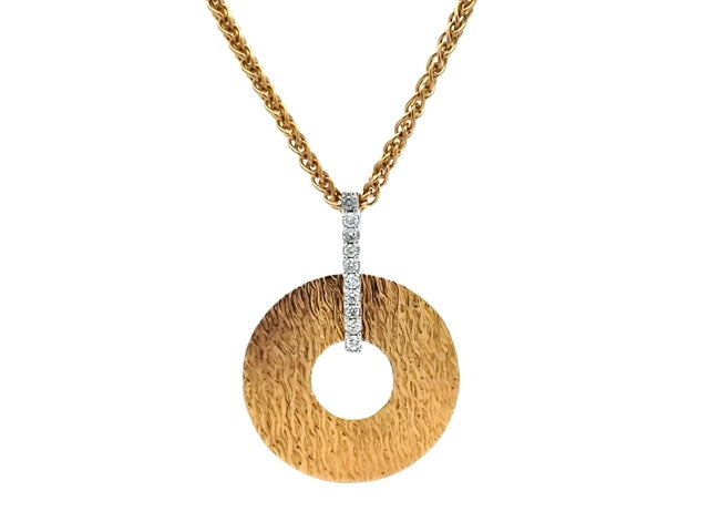 14KT Pendant with Diamonds