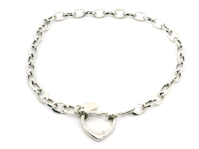 10KT Bracelet with a Heart Lock