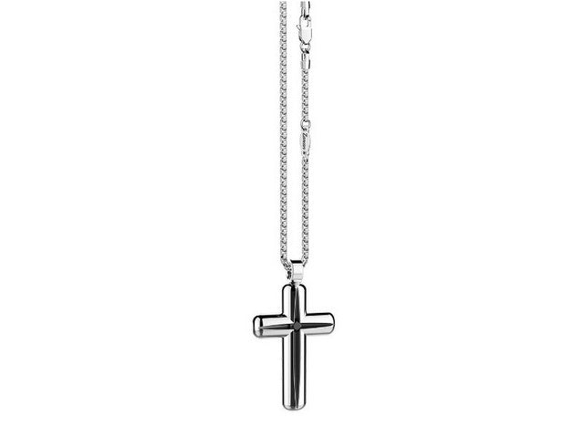 Zancan Silver Cross & Chain
