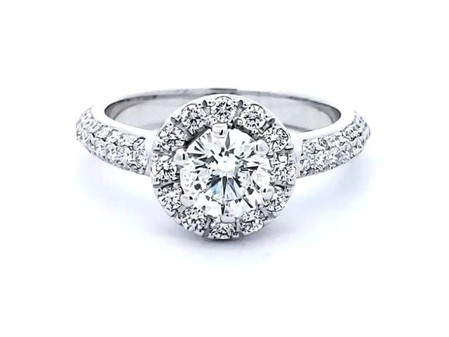 Halo Engagement Ring