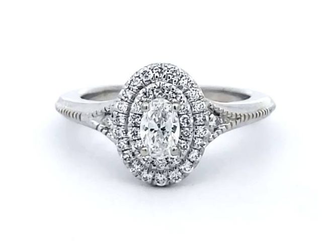 14KT Oval Vera Wang Ring